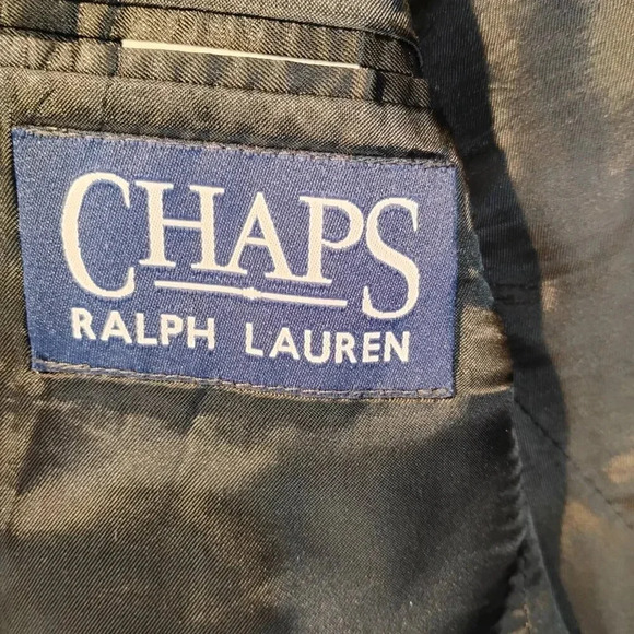 Ralph Lauren CHAPS Pure New Wool Gray Sport Coat Blazer Size 46 - Picture 7 of 13